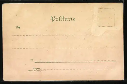 Lithographie Berlin-Charlottenburg, Königl Technische Hochschule