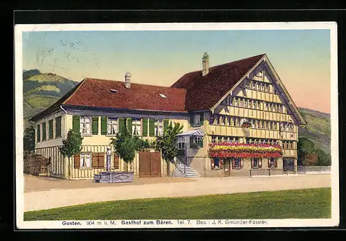 AK Gonten, Gasthof zum Bären