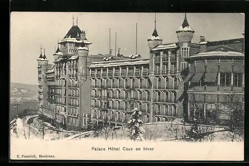 AK Caux, Palace Hotel en hiver