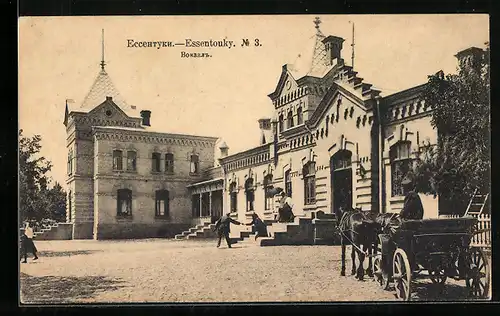 AK Essentouky, Bahnhofsgebäude