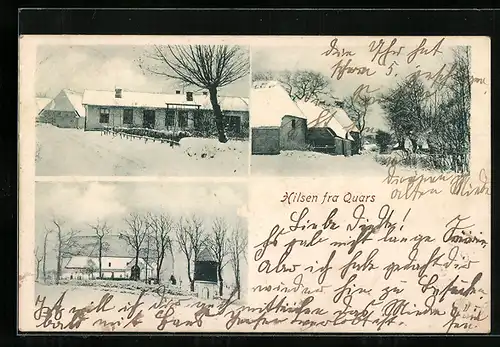 AK Quars, Ortsansicht im Schnee
