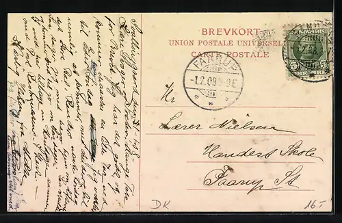 AK Svallinggaard pr. Randers, Haus mit Kindern und Hund