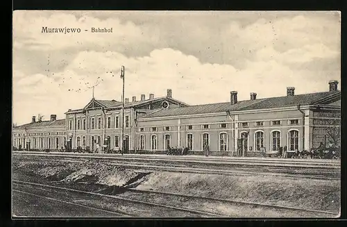 AK Murawjewo, Blick zum Bahnhof