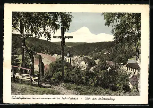 AK Landpoststempel Oberwarmensteinach über Warmensteinach