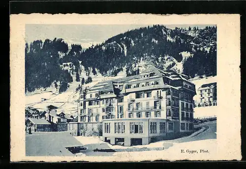 AK Adelboden, Regina Hotel im Winter