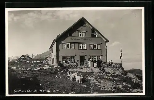AK Wasserauen, Gasthaus Ebenalp