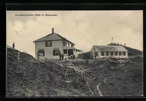 AK Hundwil, Hundwilerhöhe, Südseite mit Gasthaus