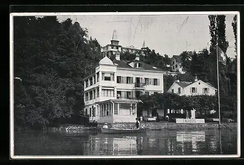 AK Weggis a. Vierwaldstättersee, Hotel und Pension Frohburg
