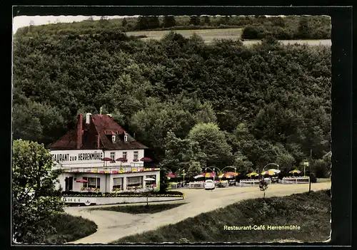 AK Kransberg im Taunus, Restaurant-Cafe Herrenmühle von Nik. Halm