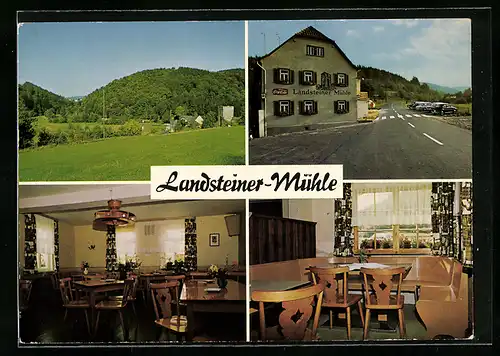 AK Usingen /Ts., Pension und Gasthaus Landsteiner Mühle, Innenansichten