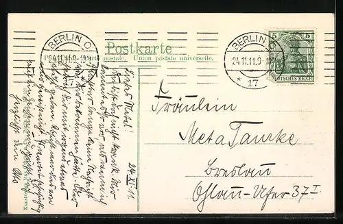 AK Berlin, Unter den Linden, Aufziehen einer Wachabteilung