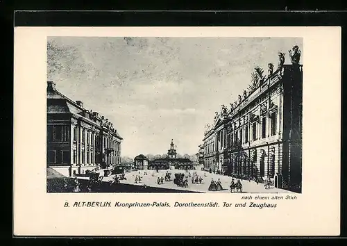 AK Alt-Berlin, Kronprinzen-Palais