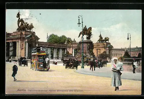 AK Berlin, Nationaldenkmal Kaiser Wilhelm`s des Grossen