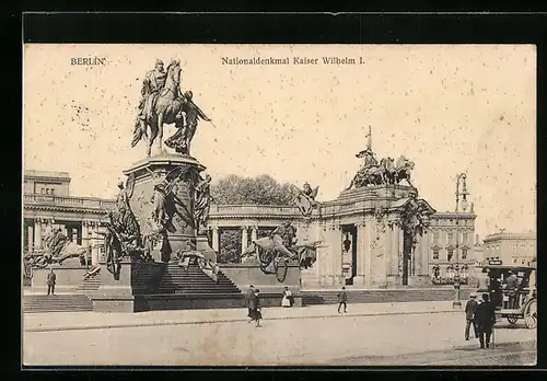 AK Berlin, Nationaldenkmal Kaiser Wilhelm I.