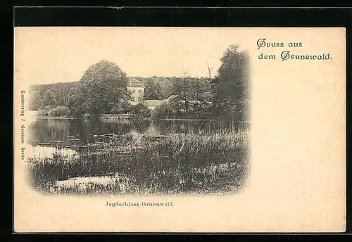 AK Berlin-Grunewald, Jagdschloss Grunewald