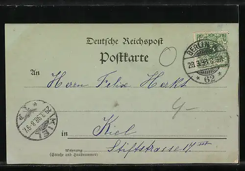 AK Berlin-Tiergarten, Das Reichstagsgebäude