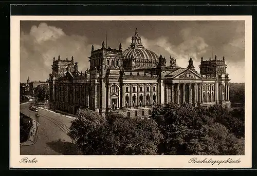 AK Berlin-Tiergarten, Reichstagsgebäude