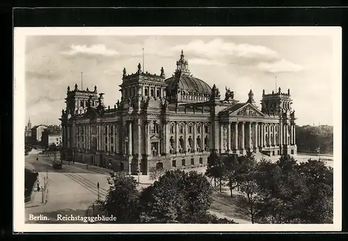 AK Berlin-Tiergarten, Reichstagsgebäude