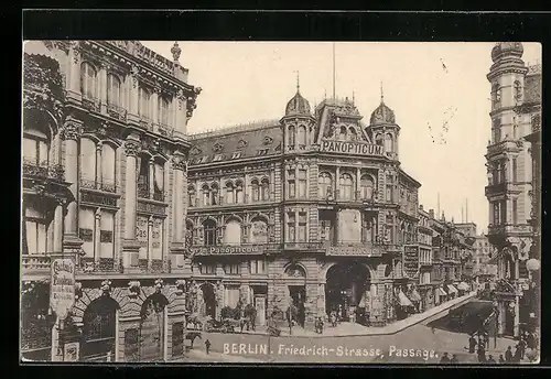 AK Berlin, Friedrichstrasse, Passage, Panoptikum