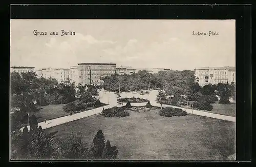 AK Berlin-Tiergarten, Blick auf den Lützowplatz