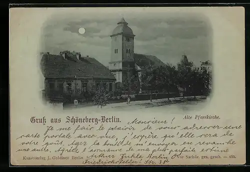 AK Berlin-Schöneberg, An der alten Pfarrkirche