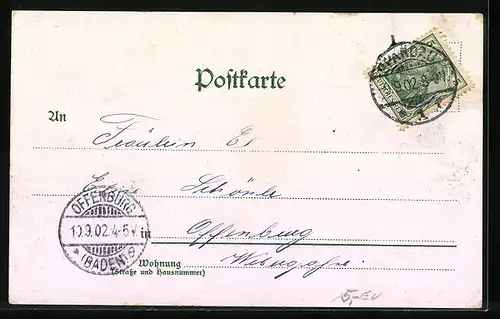 Künstler-AK Berlin-Spandau, Hafenplatz mit Garnisonkirche