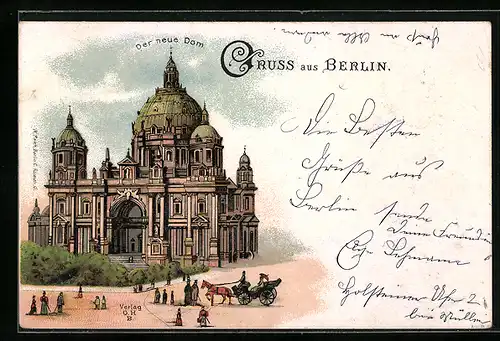 Lithographie Berlin, Der neue Dom