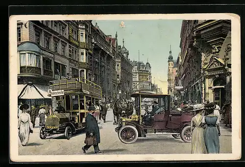 AK Berlin, Partie in der Friedrichstrasse Ecke Französische Strasse