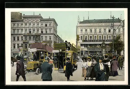 AK Berlin, Unter den Linden, Ecke Friedrichstrasse