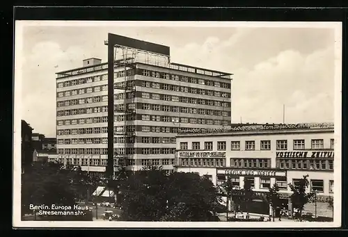 AK Berlin, Das Europa Haus in der Stresemannstrasse