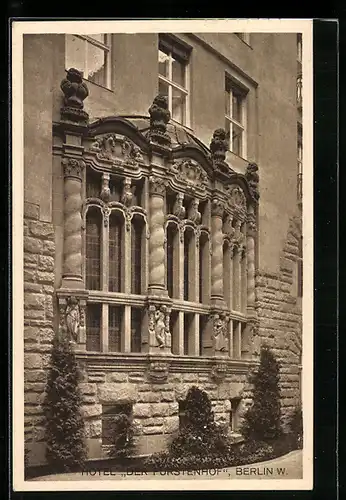 AK Berlin-Tiergarten, Hotel Der Fürstenhof am Potsdamer Platz