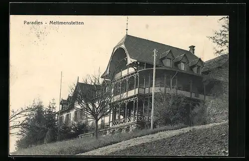 AK Mettmenstetten, Gasthaus Paradies