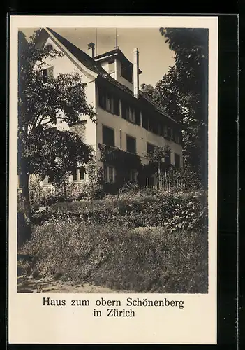AK Zürich, Haus zum obern Schönenberg