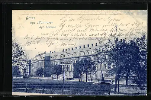 AK Bahnpoststempel Hannover-Cassel, Zug 772