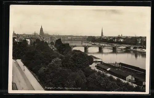 AK Bahnpoststempel Frankfurt-Basel, Zug 276