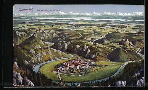 AK Bahnpoststempel Konstanz-Offenburg, Z. 1437