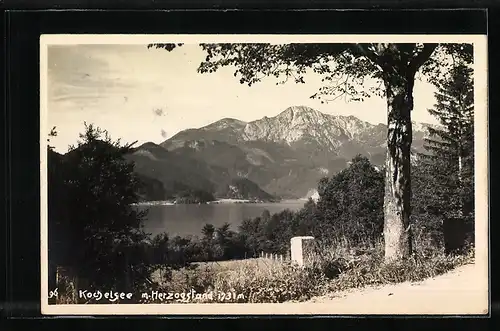 AK Bahnpoststempel Kochel-München, Zug 1466