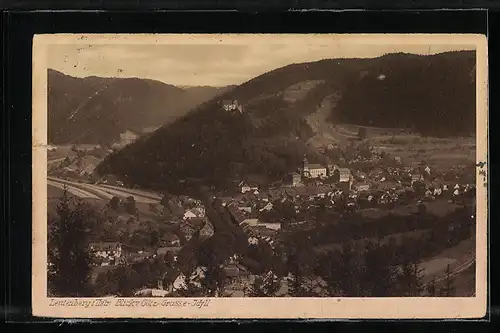 AK Bahnpoststempel Eichicht-Lobenstein, Zug 1093