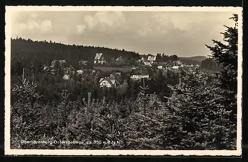 AK Landpoststempel Oberbärenburg über Dippoldiswalde