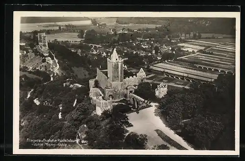 AK Landpoststempel Rudelsburg /Naumburg (Saale) Land