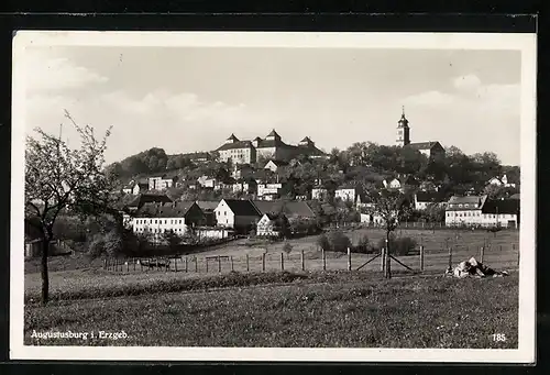 AK Landpoststempel Grünberg, Flöha (Sachsen)-Land