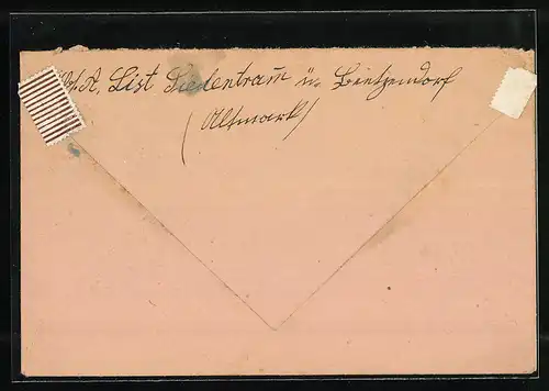 Briefumschlag Landpoststempel Neuendorf über Beetzendorf /Kr. Salzwedel