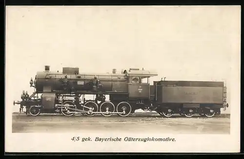 AK 4 /5 gek. Bayerische Güterzuglokomotive