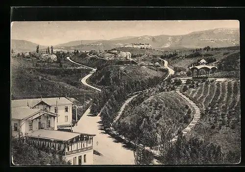 AK Kislowodsk, Ortsansicht mit Blick ins Umland