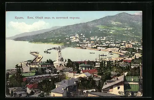 AK Jalta, Gesamtansicht mit Hafen
