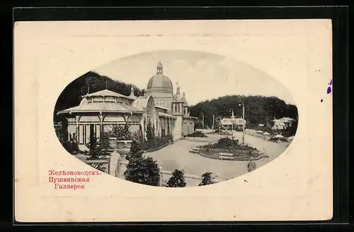 AK Schelesnowodsk, Kurhaus mit Vorplatz