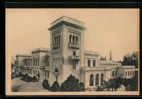 AK Liwadija /Krim, Prächtiges Gebäude