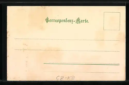 AK Marienbad, Sicht zur Forstwarte