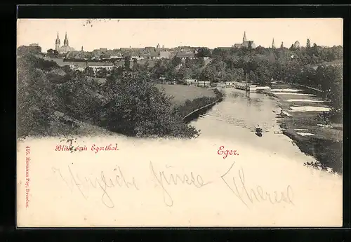 AK Eger, Blick vom Egerthal