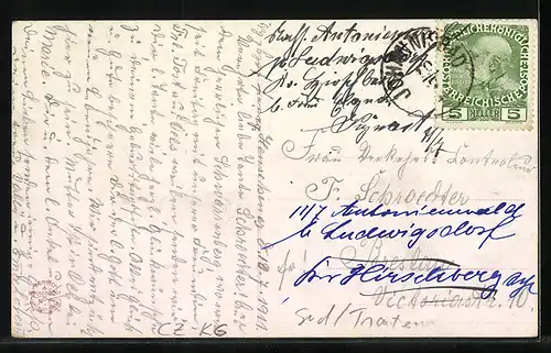 AK Johannisbad / Janske Lazne, Ortspartie